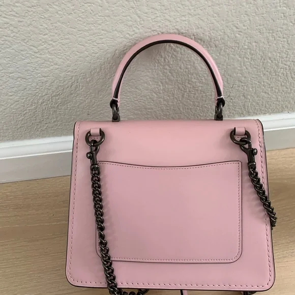 NWT Coach Parker Top Handle Pewter/Aurora 52664